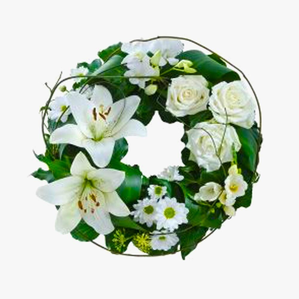 Sorrowful – Floral Sympathy Wreath