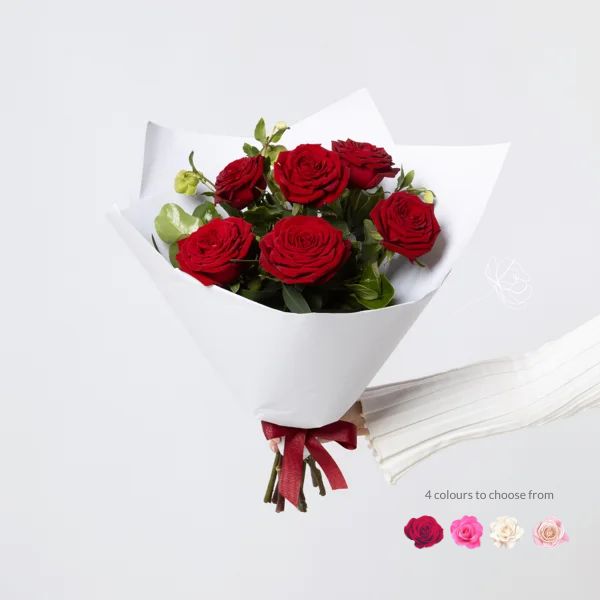 Half Dozen (6) Rose Bouquet