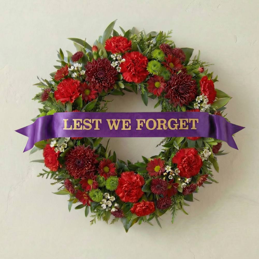 Traditional Tribute Wreath | Anzac Day & Remembrance Day – 40cm