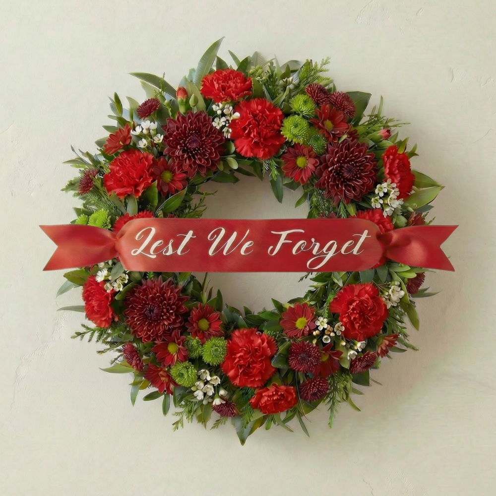 Traditional Tribute Wreath | Anzac Day & Remembrance Day – 40cm