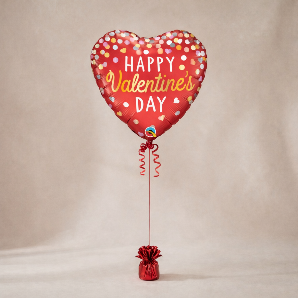 Valentine’s Day Helium Filled Foil Balloon